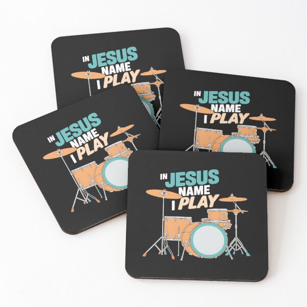 Item preview, Christian Drummer Design - "In Jesus' Name I Play" designed and sold by Karsten Stier.