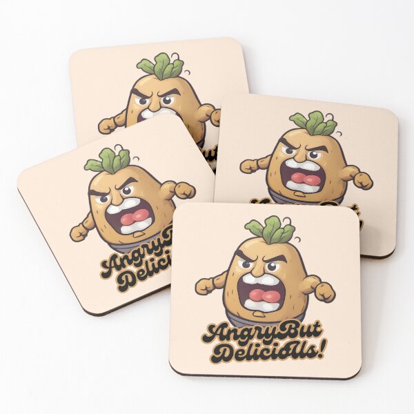Item preview, Angry But Delicious - Funny Food Design  designed and sold by Artistic Vista.