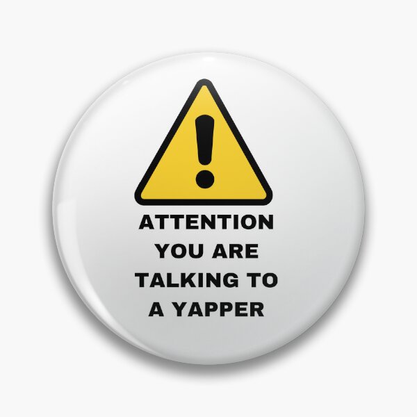 Item preview, Attention Yapper designed and sold by official_BRAINROTSHOP.