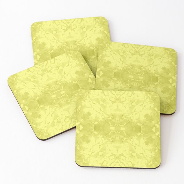 Item preview, Crystal Plaid Light Yellow fffc00 Repeat designed and sold by Art in My Loft.