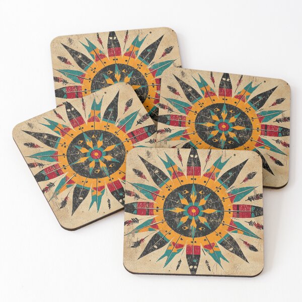 Item preview, Stylized Sun Design with Tribal Aesthetic designed and sold by daila70.