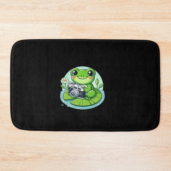 Item preview, Cute frog with camera designed and sold by paggorek.