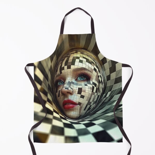 Item preview, Surreal Optical Illusion Design. Checkerboard Dreams. designed and sold by Shoot-The-Moon.