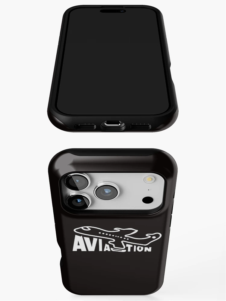 Thumbnail 3 of 4, iPhone Case, Aviation Text with Plane designed and sold by IRON WINGS /USAF.