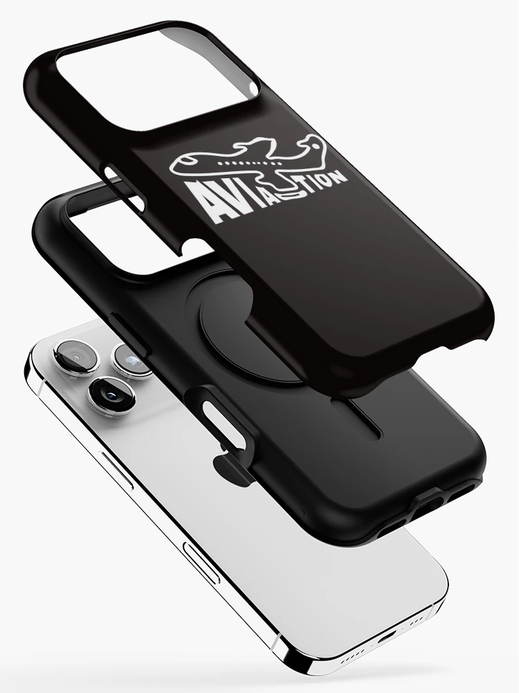 Thumbnail 2 of 4, iPhone Case, Aviation Text with Plane designed and sold by IRON WINGS /USAF.