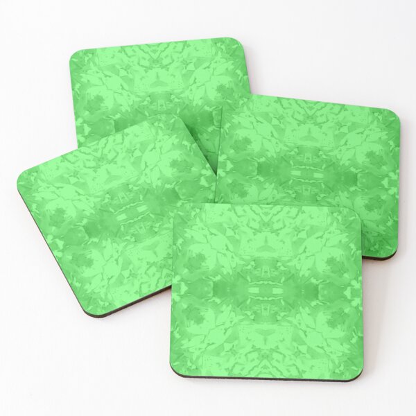 Item preview, Crystal Plaid Soft Green 7fff82 Repeat designed and sold by Art in My Loft.