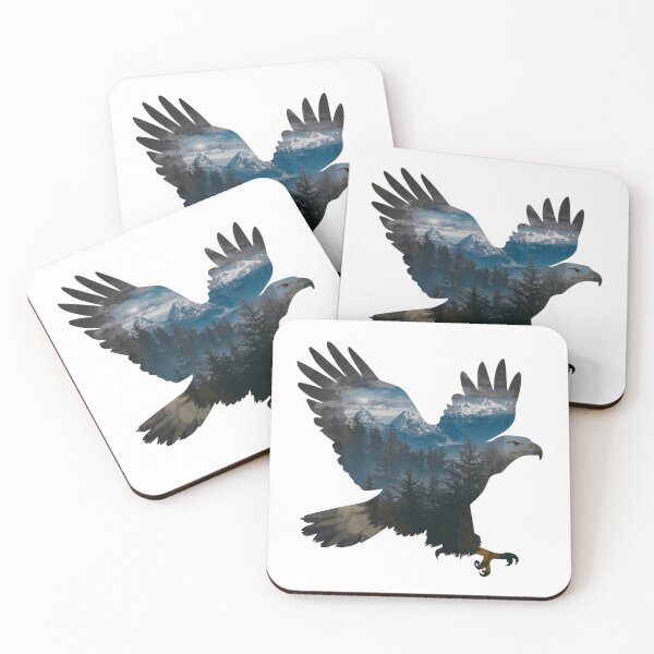 Item preview, Eagle above mountains, Symbol of freedom, Freedom, Majestic Bird, Independece designed and sold by KolorellaS.