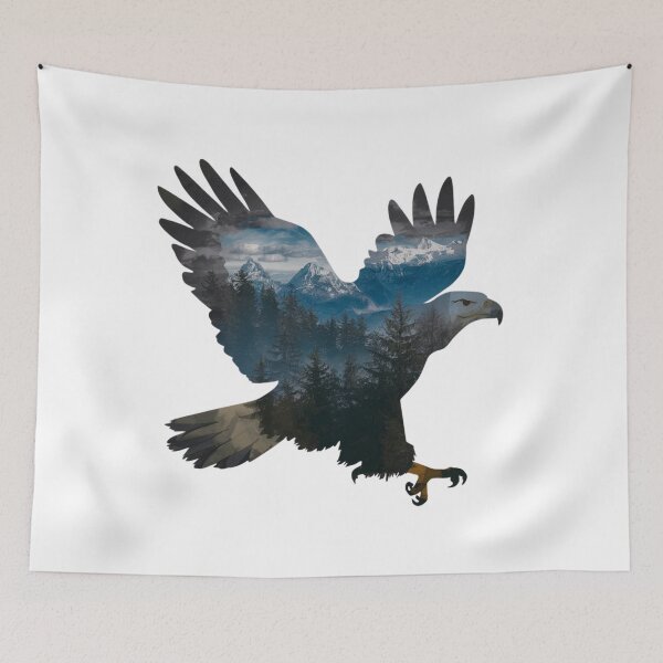 Item preview, Eagle above mountains, Symbol of freedom, Freedom, Majestic Bird, Independece designed and sold by KolorellaS.