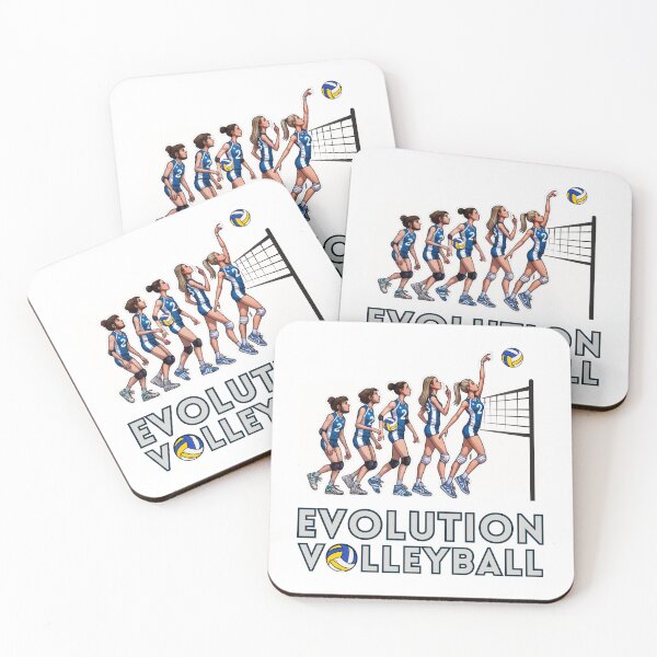 Item preview, Funny Volleyball Evolution | Women Players Sports Art designed and sold by Psycho-Crazy.