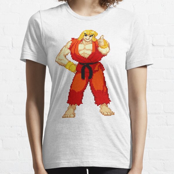 SF Alpha 3 Evil Ryu - PixelRetro Video Game T-Shirt - Street Fighter