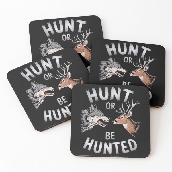 Item preview, Hunt or be hunted, wolf and deer designed and sold by BugiDesignArt.