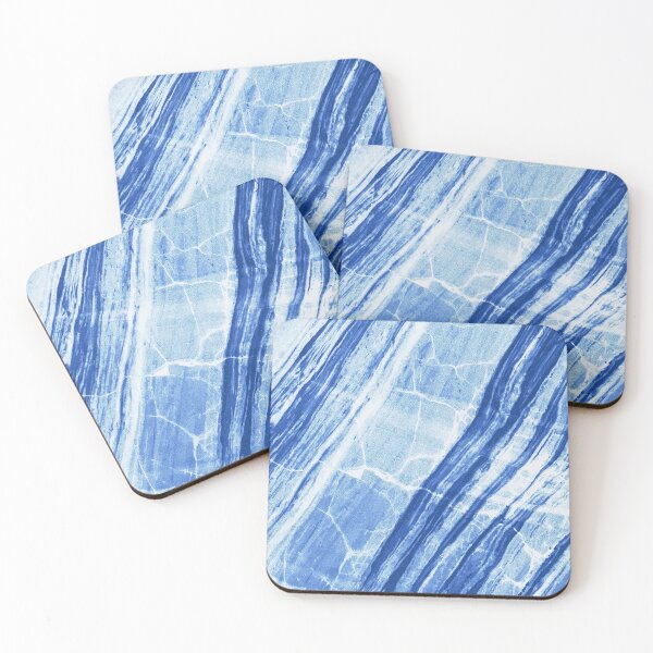 Item preview, Abstract Marble - Denim Blue designed and sold by SilverPegasus.