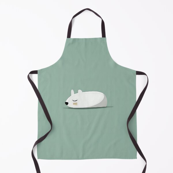 Item preview, Sleeping White Rodent Minimalist Illustration designed and sold by GoldenTealArts.