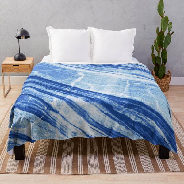 Item preview, Abstract Marble - Denim Blue designed and sold by SilverPegasus.