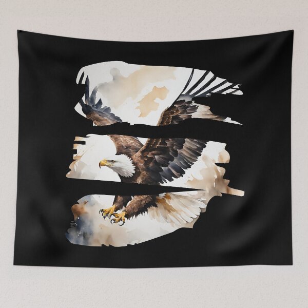 Item preview,  Eagle above mountains, Symbol of freedom, Freedom, Majestic Bird, Independece Day designed and sold by KolorellaS.