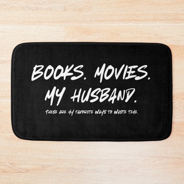 Item preview, Funny Books Movies My Husband Unisex Jersey Short Sleeve Tee, Hobbies Tee, Sarcastic Graphic Shirt, Gift for Book Lover, Movie Buff Shirt designed and sold by tastodesign.