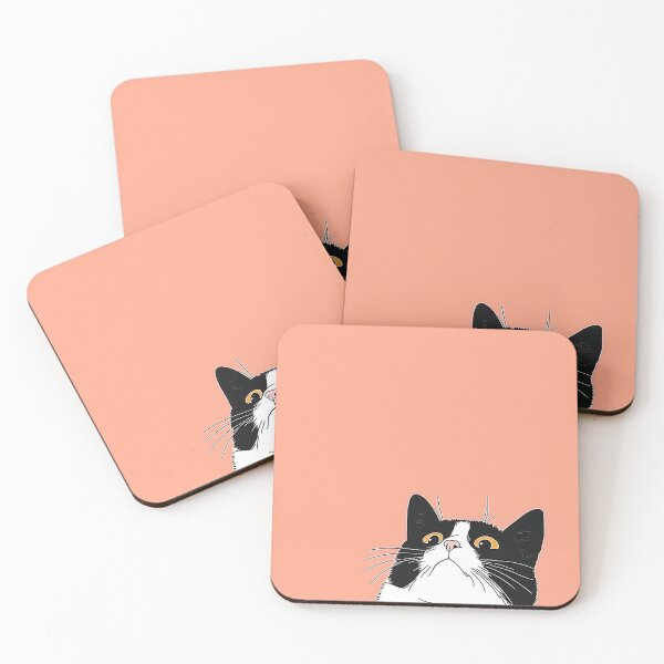 Item preview, Black And White Cat Illustration Meme designed and sold by GoldenTealArts.