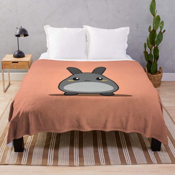 Item preview, Cute Minimalist Gray Rabbit Illustration designed and sold by GoldenTealArts.