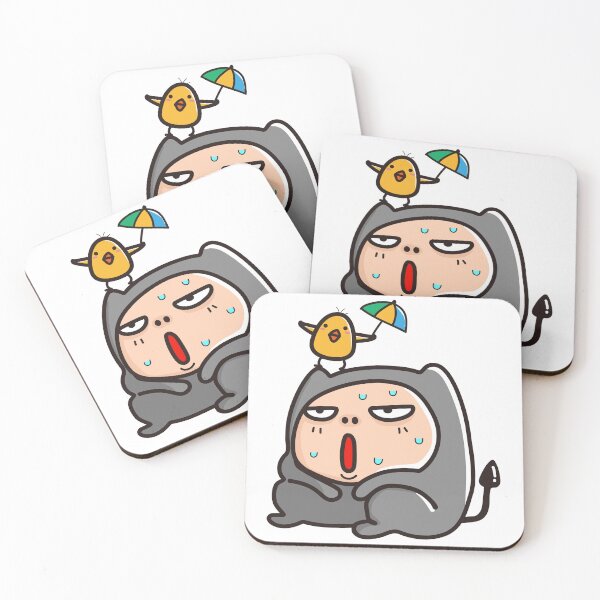 Artikelvorschau, Illustration von niedlichen Figuren zum Schutz vor der Sonne entworfen und verkauft von KC-DESIGN.