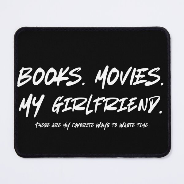 Item preview, Funny Books Movies My Girlfriend Unisex Jersey Short Sleeve Tee, Hobbies Tee, Sarcastic Graphic Shirt, Gift for Book Lover, Movie Buff Shirt designed and sold by tastodesign.