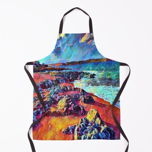 Item preview, Rocky sea coast designed and sold by PinkishGlasses.