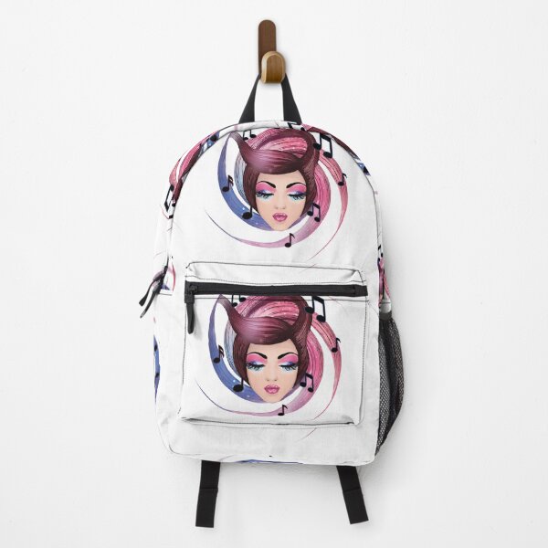 Item preview, A GIRL WHO LOVES MUSIC - MUSIC LOVERS - COLORFUL MAKEUP  designed and sold by Gihan-Design.