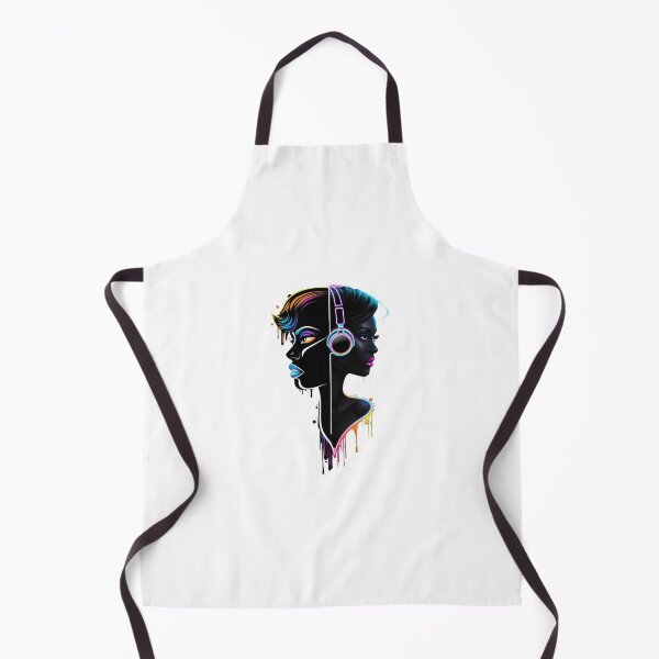 Item preview, "Neon Dual Portrait Art - Vibrant and Futuristic Digital Design" designed and sold by IINSPIRA.