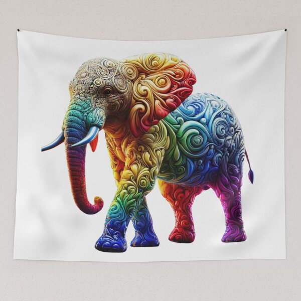 Item preview, Glow Elephant designed and sold by GloriousArtSKD.