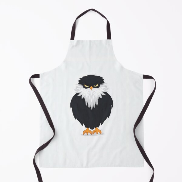Item preview, Cute Minimalist Eagle Illustration with Grumpy Expression designed and sold by GoldenTealArts.