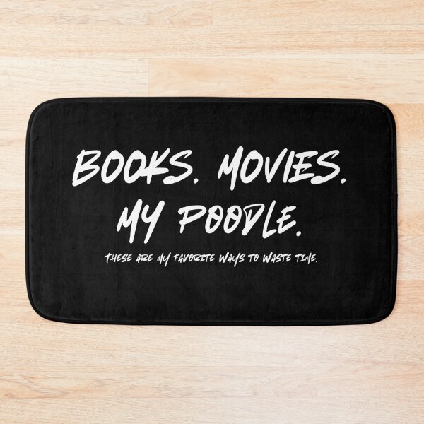 Item preview, Funny Books Movies My Poodle Unisex Jersey Short Sleeve Tee, Hobbies Tee, Sarcastic Graphic Shirt, Gift for Book Lover, Movie Buff Shirt designed and sold by tastodesign.