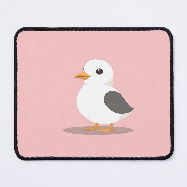 Item preview, Baby Seagull Cartoon Illustration in Minimalist Style designed and sold by GoldenTealArts.