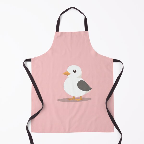Item preview, Baby Seagull Cartoon Illustration in Minimalist Style designed and sold by GoldenTealArts.