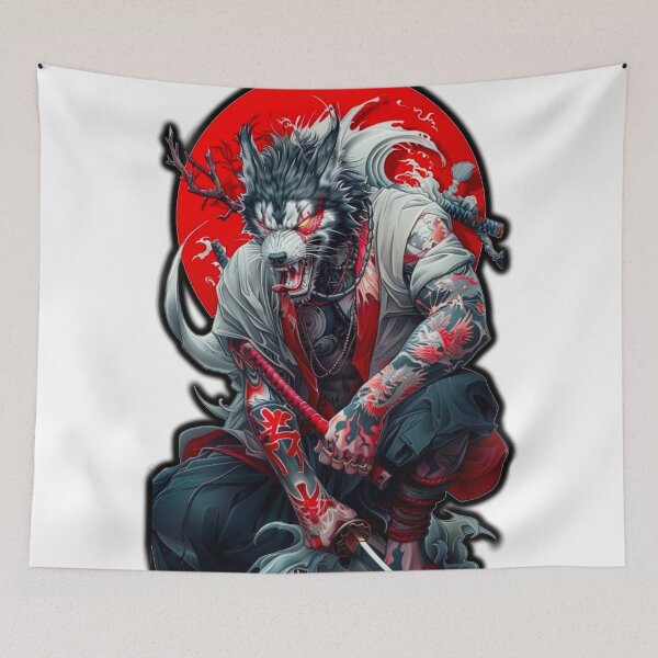 Item preview, The Great Wolf of Japanese   designed and sold by Alshoalla.