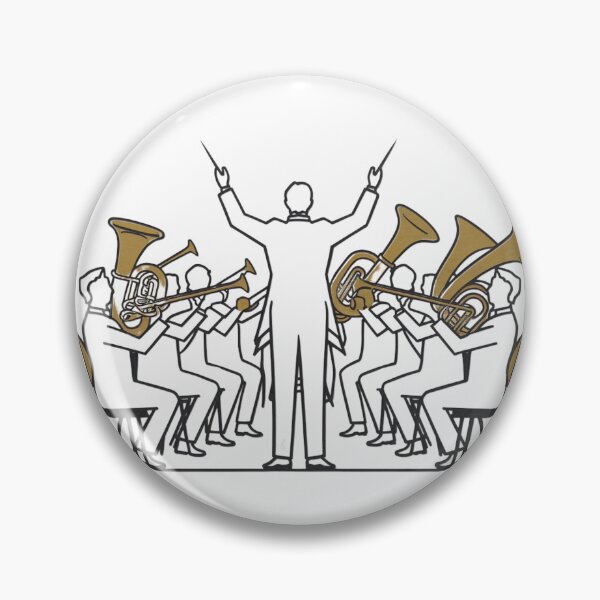 Artikelvorschau, Dirigent Orchester Musik Blaskapelle entworfen und verkauft von ladyindigital.