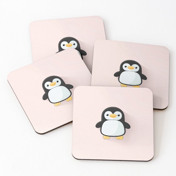 Item preview, Adorable Minimalist Penguin Illustration Design designed and sold by GoldenTealArts.