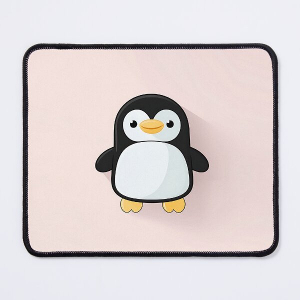 Item preview, Adorable Minimalist Penguin Illustration Design designed and sold by GoldenTealArts.