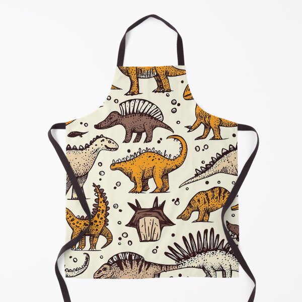 Item preview, Colorful dinosaurs on bright vintage-inspired patterns designed and sold by Piotrek0001.
