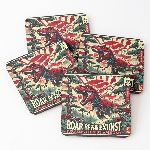 Item preview, Roar of the Extinct | Jurassic Forest Ambush Art designed and sold by Art Horizon.
