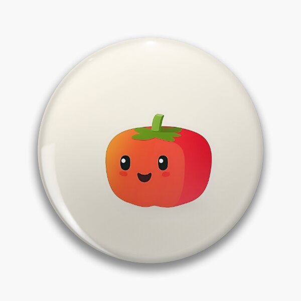 Item preview, Cute Tomato Cartoon Vector Illustration designed and sold by GoldenTealArts.