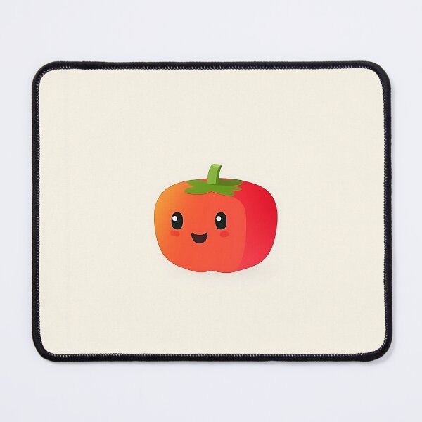 Item preview, Cute Tomato Cartoon Vector Illustration designed and sold by GoldenTealArts.