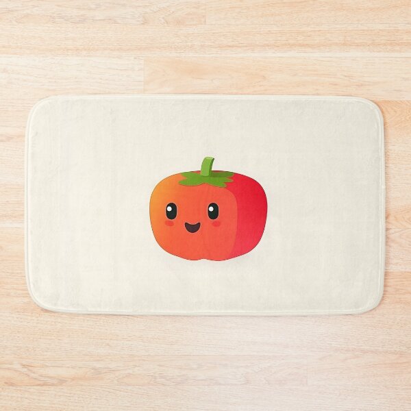 Item preview, Cute Tomato Cartoon Vector Illustration designed and sold by GoldenTealArts.