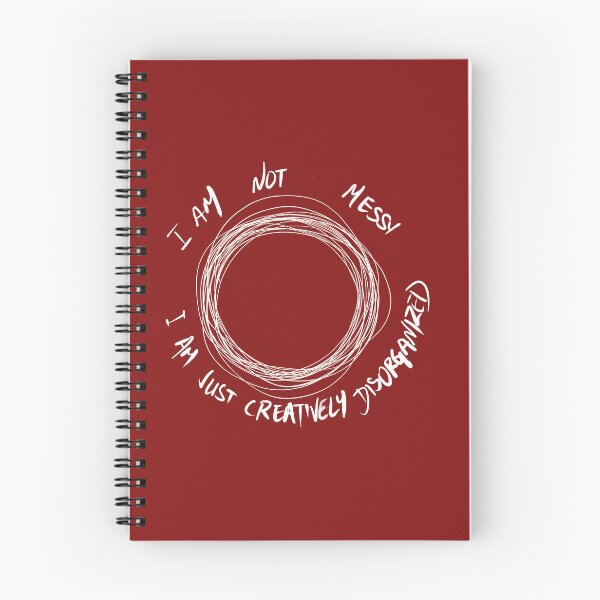 Item preview, Creatively Disorganized Funny Slogan Design designed and sold by CreationbyNiki.