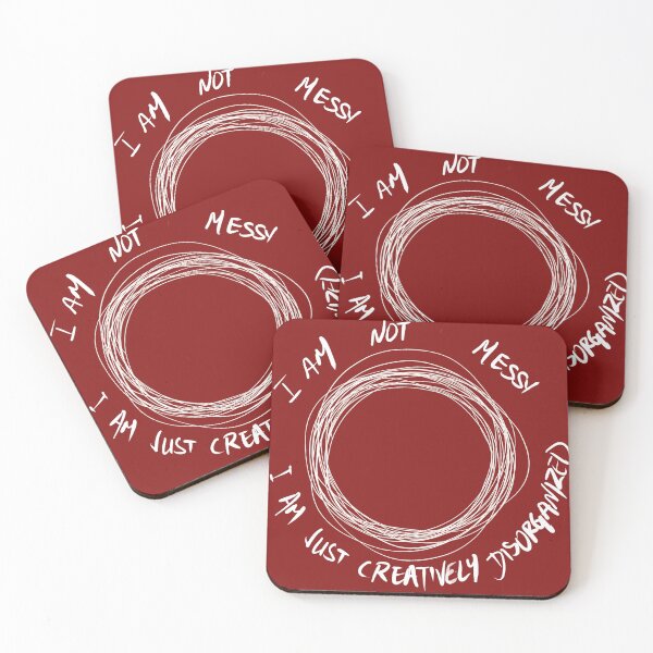 Item preview, Creatively Disorganized Funny Slogan Design designed and sold by CreationbyNiki.