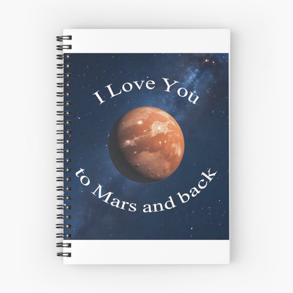 Item preview, I Love You to Mars and back  designed and sold by morbidcandyboutique .