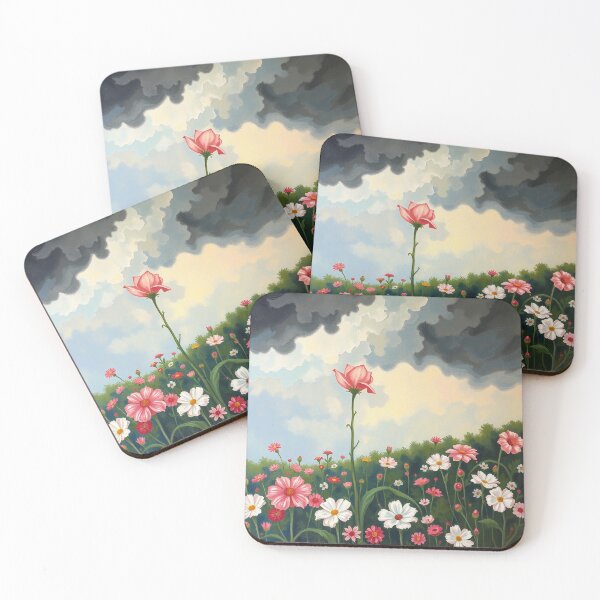 Item preview,  Flower Garden beautiful expressionist art nouveau vintage art designed and sold by Vintage Designs +.
