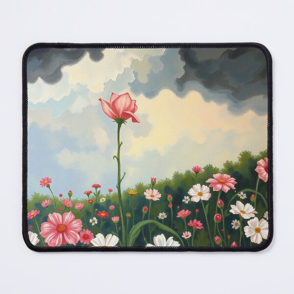 Item preview, Flower Garden beautiful expressionist art nouveau vintage art designed and sold by Vintage Designs +.