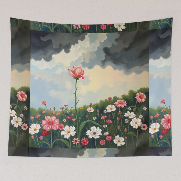 Item preview,  Flower Garden beautiful expressionist art nouveau vintage art designed and sold by Vintage Designs +.