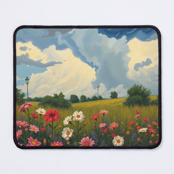 Item preview, Flower Garden beautiful expressionist art nouveau vintage art designed and sold by Vintage Designs +.