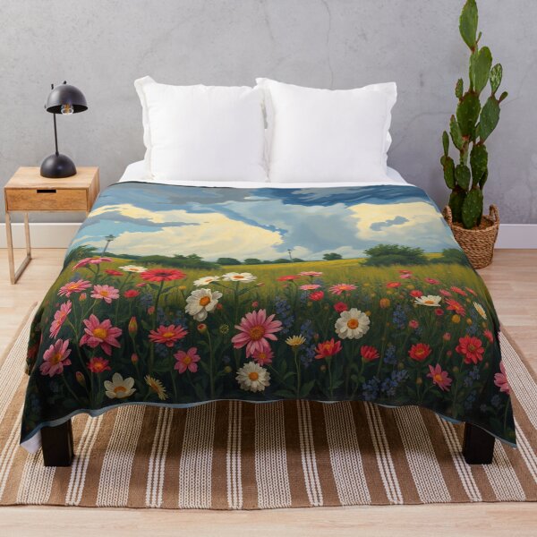 Item preview,  Flower Garden beautiful expressionist art nouveau vintage art designed and sold by Vintage Designs +.