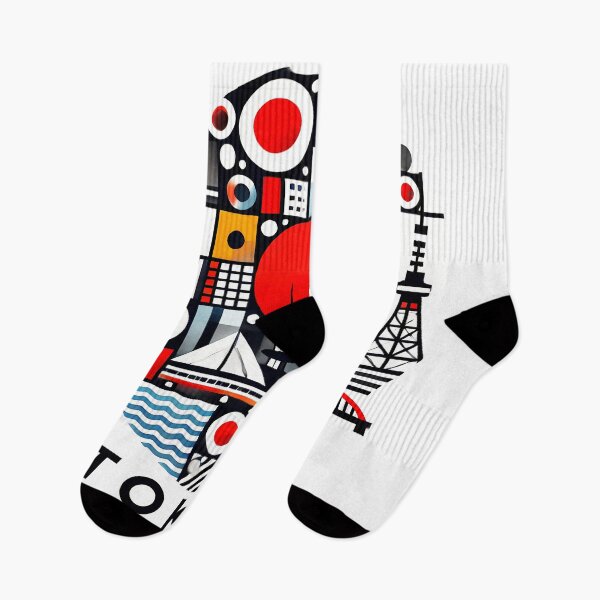 Item preview, Tokyo, Japan Cubism Art – Contemporary Travel Design designed and sold by OzzFrequency.
